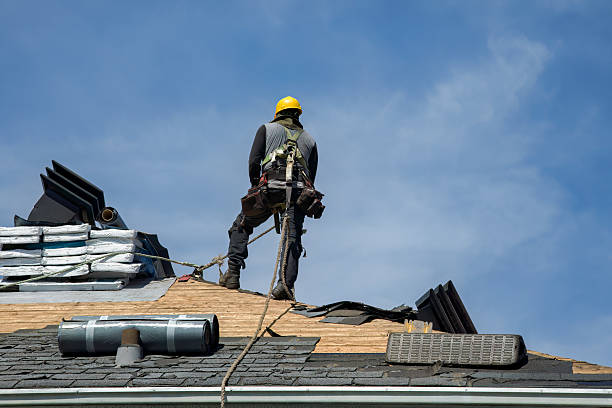 Professional Roofing technician working in Kingman, IN